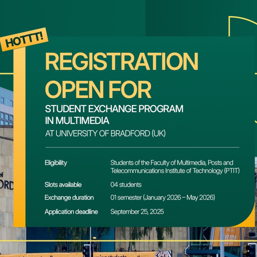 Student Exchange Program at the University of Bradford (UK) for Multimedia Students – Semester 2 (2025–2026)